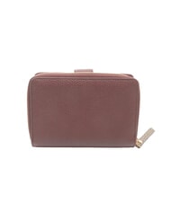 BORBONESE BIRDIE Mittelgro&szlig;e Ledergeldb&ouml;rse merlot/op naturale - Brieftaschen Damen - 3