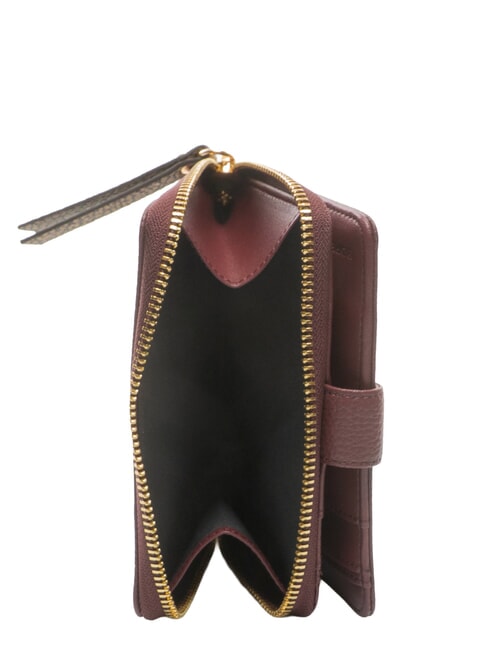 BIRDIE Mittelgro&szlig;e Ledergeldb&ouml;rse merlot/op naturale - Brieftaschen Damen