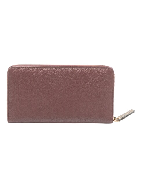 BIRDIE Gro&szlig;es Lederportemonnaie merlot/op naturale - Brieftaschen Damen