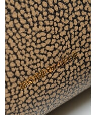 BORBONESE OUTLINE Verstellbare Schultertasche natur op / schwarz - Damentaschen - 3