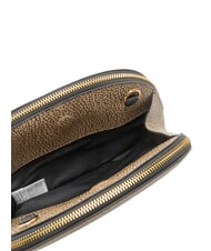 BORBONESE OUTLINE Verstellbare Schultertasche natur op / schwarz - Damentaschen - 5