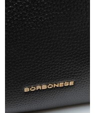 BORBONESE TRUNK BAGS Handtasche mit Schulterriemen schwarz / naturop - Damentaschen - 4