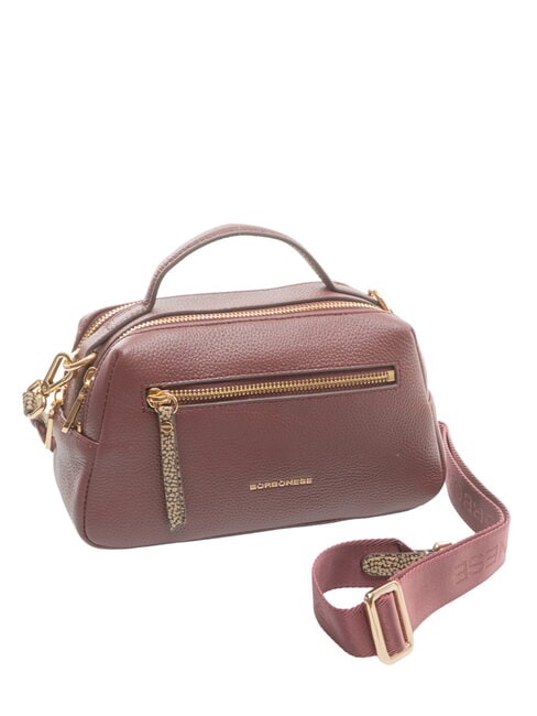 TRUNK BAGS Handtasche mit Schulterriemen Merlot/Natural Op - Damentaschen
