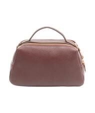 BORBONESE TRUNK BAGS Handtasche mit Schulterriemen Merlot/Natural Op - Damentaschen - 3