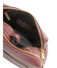 BORBONESE TRUNK BAGS Handtasche mit Schulterriemen Merlot/Natural Op - Damentaschen - 5