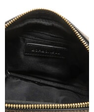 BORBONESE NODI Mini-Schultertasche natur op / schwarz - Damentaschen - 5