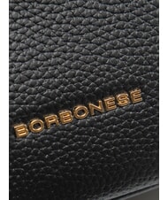 BORBONESE TRUNK BAGS Handtasche mit Schulterriemen schwarz / naturop - Damentaschen - 4