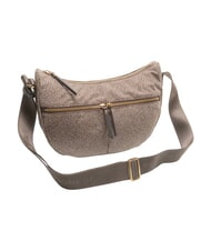 BORBONESE LUNA FLEXOS ZIP Umh&auml;ngetasche natur op/dunkelbraun - Damentaschen - 2