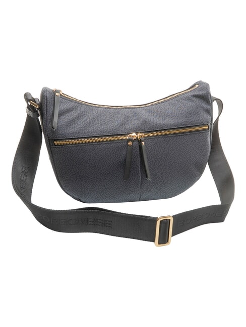 LUNA FLEXOS ZIP Umh&auml;ngetasche Schwarz - Damentaschen