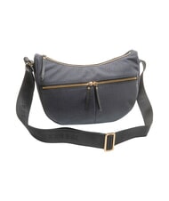 BORBONESE LUNA FLEXOS ZIP Umh&auml;ngetasche Schwarz - Damentaschen - 2