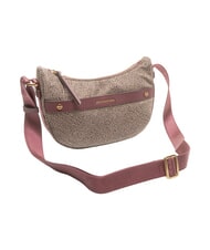 BORBONESE LUNA DOWNTOWN Mini-Schultertasche natural op/merlot - Damentaschen - 2