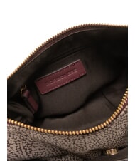 BORBONESE LUNA DOWNTOWN Mini-Schultertasche natural op/merlot - Damentaschen - 5