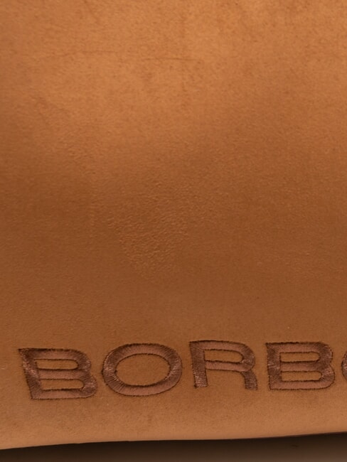 SUEDE LOGO Schultertasche Leder - Damentaschen