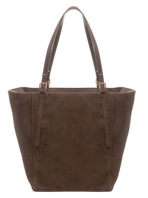 SUEDE LOGO Schultertasche dunkler Kopf - Damentaschen