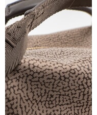 BORBONESE FLEXOS ZIP Handtasche mit Schulterriemen natur op/dunkelbraun - Damentaschen - 3