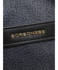 BORBONESE LUNA DOWNTOWN Verstellbare Schultertasche Schwarz - Damentaschen - 3