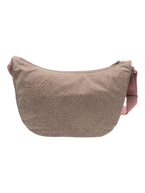 LUNA DOWNTOWN Verstellbare Schultertasche natural op/merlot - Damentaschen