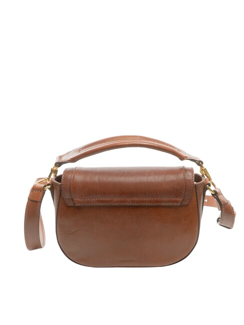 ILARIA Lederhandtasche mit Schulterriemen BRAUN - Damentaschen