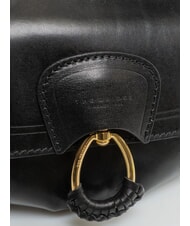 THE BRIDGE ERICA Schultertasche, Leder Schwarzes Gold - Damentaschen - 3