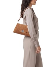 COCCINELLE NIKLA SUEDE BIMATERIAL Umh&auml;ngetasche Cognac - Damentaschen - 2