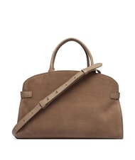 COCCINELLE SABINE SUEDE BICOLOR Handtasche mit Schulterriemen warmes Taupe - Damentaschen - 3