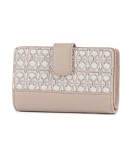 COCCINELLE METALLIC COATED MONOGRAM Geldb&ouml;rse mul.blanc/roset - Brieftaschen Damen - 3