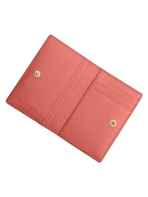 METALLIC SOFT Lederbrieftasche rosa Tonerde - Brieftaschen Damen