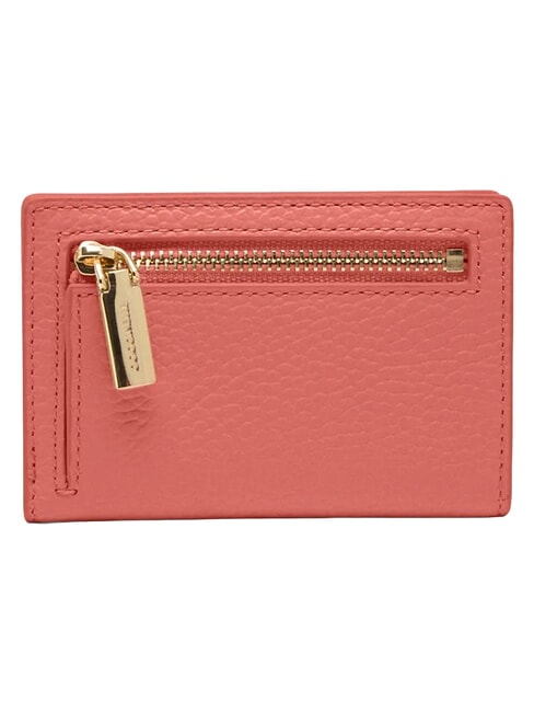 METALLIC SOFT Lederbrieftasche rosa Tonerde - Brieftaschen Damen