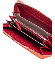 COCCINELLE MYRTHA MAXI LOG Gro&szlig;e Lederbrieftasche mit Rundum-Rei&szlig;verschluss Gazpacho/Sangri - Damentaschen - 2