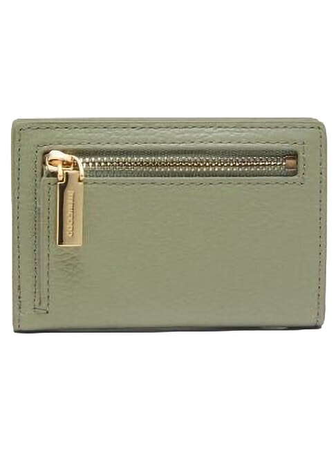 METALLIC SOFT Lederbrieftasche Gr&uuml;n - Brieftaschen Damen
