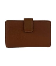 COCCINELLE METALLIC SOFT Geldb&ouml;rse aus strukturiertem Leder Cognac - Brieftaschen Damen - 3