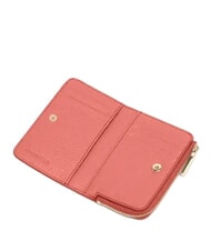 COCCINELLE METALLIC SOFT Kartenhalter aus Leder rosa Tonerde - Brieftaschen Damen - 2
