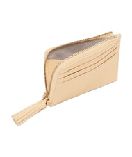 COCCINELLE TASSEL Kartenetui mit Rei&szlig;verschluss aus geh&auml;mmertem Leder - Brieftaschen Damen