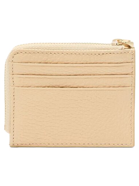 TASSEL Kartenetui mit Rei&szlig;verschluss aus geh&auml;mmertem Leder Birke - Brieftaschen Damen