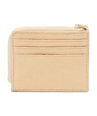 COCCINELLE TASSEL Kartenetui mit Rei&szlig;verschluss aus geh&auml;mmertem Leder Birke - Brieftaschen Damen - 3