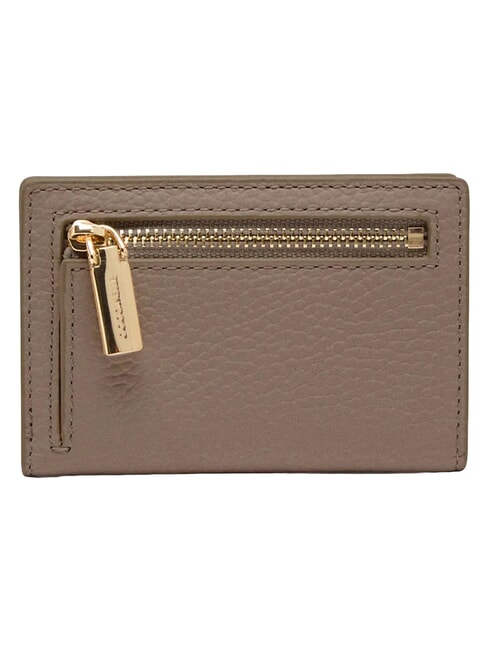 METALLIC SOFT Lederbrieftasche warmes Taupe - Brieftaschen Damen