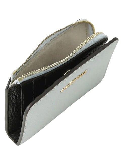 METALLIC TRICOLOR Ledergeldb&ouml;rse Schnee/Cognac/Noir - Brieftaschen Damen