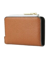 COCCINELLE METALLIC TRICOLOR Ledergeldb&ouml;rse Schnee/Cognac/Noir - Brieftaschen Damen - 4