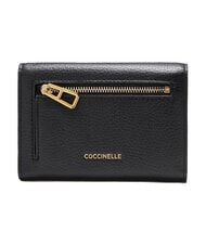 COCCINELLE MAGIE  Mittelgro&szlig;e Brieftasche aus Leder Schwarz - Brieftaschen Damen - 3