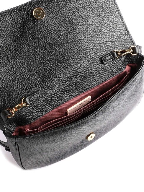 MAGIE Kleine Tasche aus strukturiertem Leder Schwarz - Damentaschen