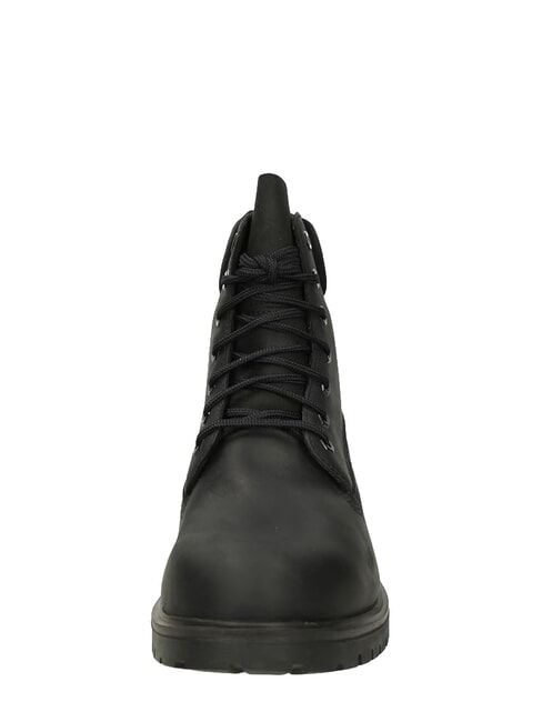 25 Schn&uuml;rstiefelette aus Leder schwarzes Vollkorn - Herrenschuhe