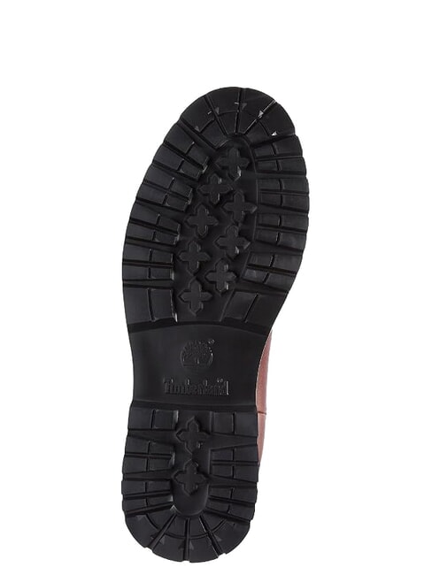 CAMBRIA VALLEY Lederstiefelette Burgunderrotes Vollkorn - Damenschuhe