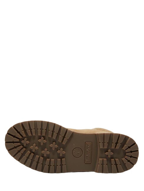 PREMIUM Schn&uuml;rstiefeletten aus Leder Mittelbeige - Damenschuhe