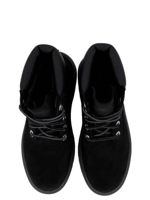 STONE STREET PLATFORM WP Wasserdichte Lederstiefelette PECHSCHWARZ - Damenschuhe