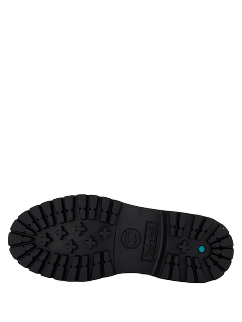 STONE STREET PLATFORM WP Wasserdichte Lederstiefelette PECHSCHWARZ - Damenschuhe