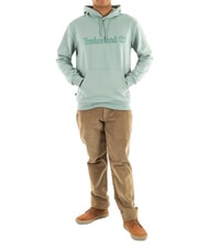 TIMBERLAND EMBROIDERY TONAL Kapuzenpullover Silberblau - Sweatshirts Herren - 5