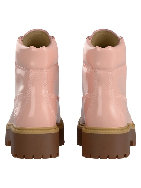 STONE STREET  Hohe Stiefeletten aus Leder Hellrosa - Damenschuhe