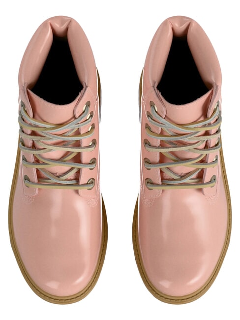 STONE STREET  Hohe Stiefeletten aus Leder Hellrosa - Damenschuhe