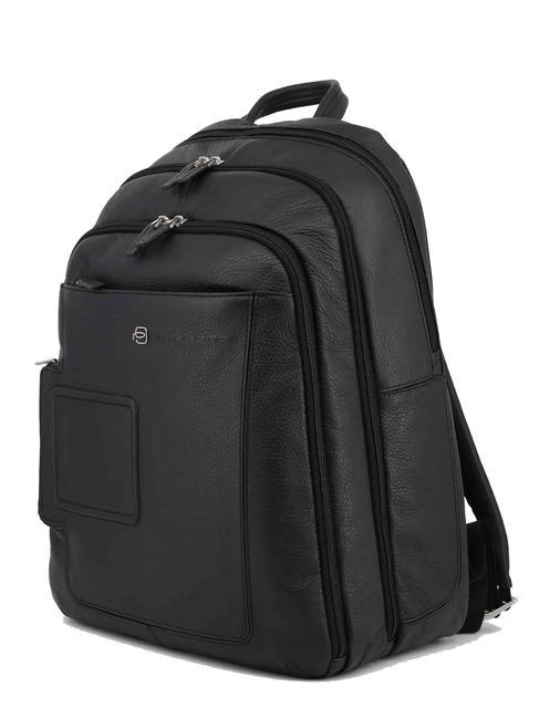 Rucksack Linie VIBE out, in Leder, Notebookhalter bis 13 " Schwarz - PC-Rucksäcke