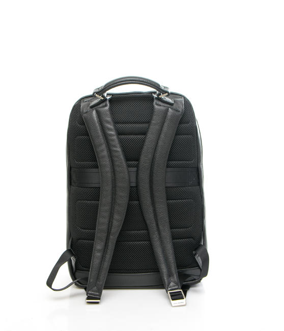 VIBE OUT Lederrucksack, 15,6 "PC-Halterung Schwarz - PC-Rucksäcke